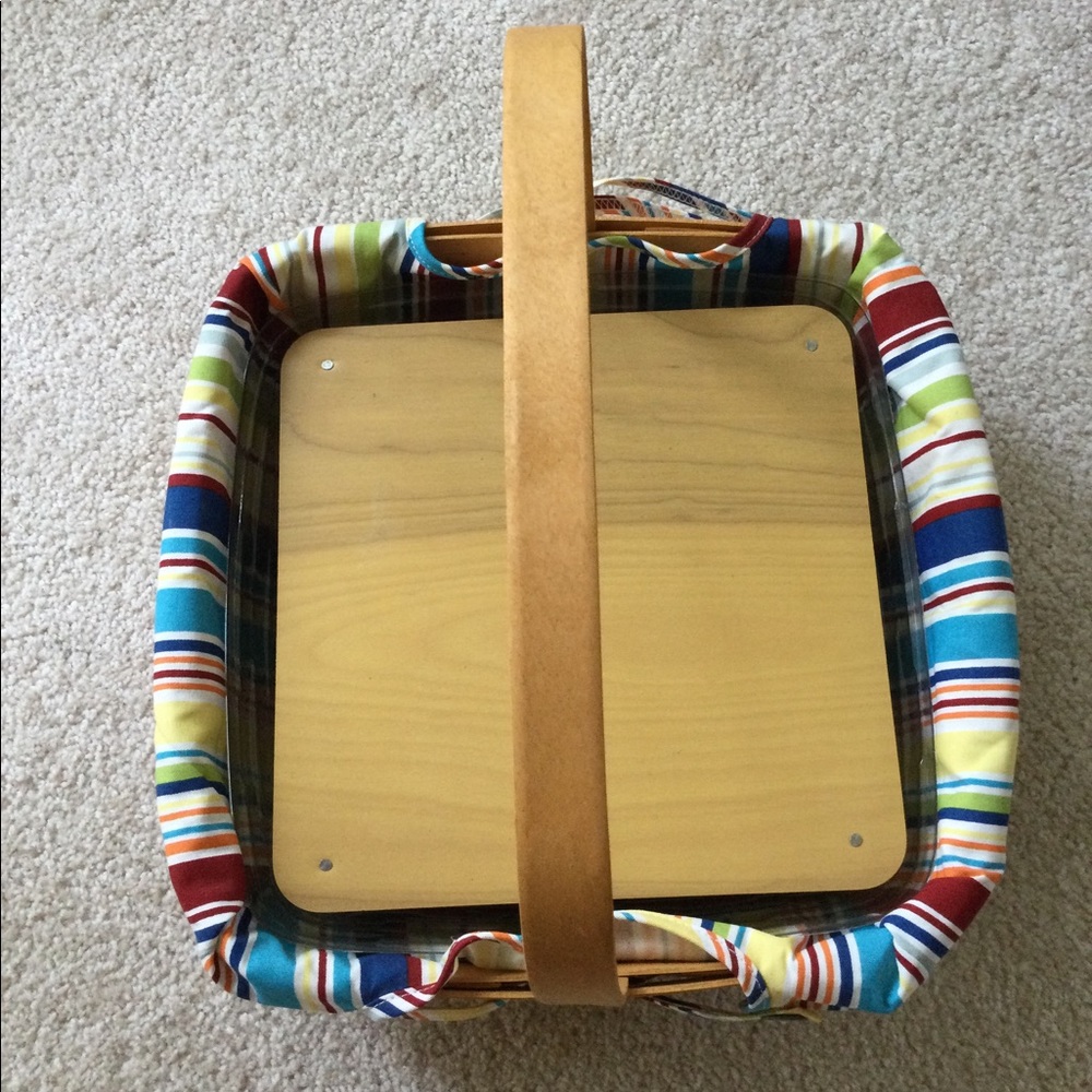 Longaberger Classic Pie Basket Combo Single Handle - Picture 3 of 10
